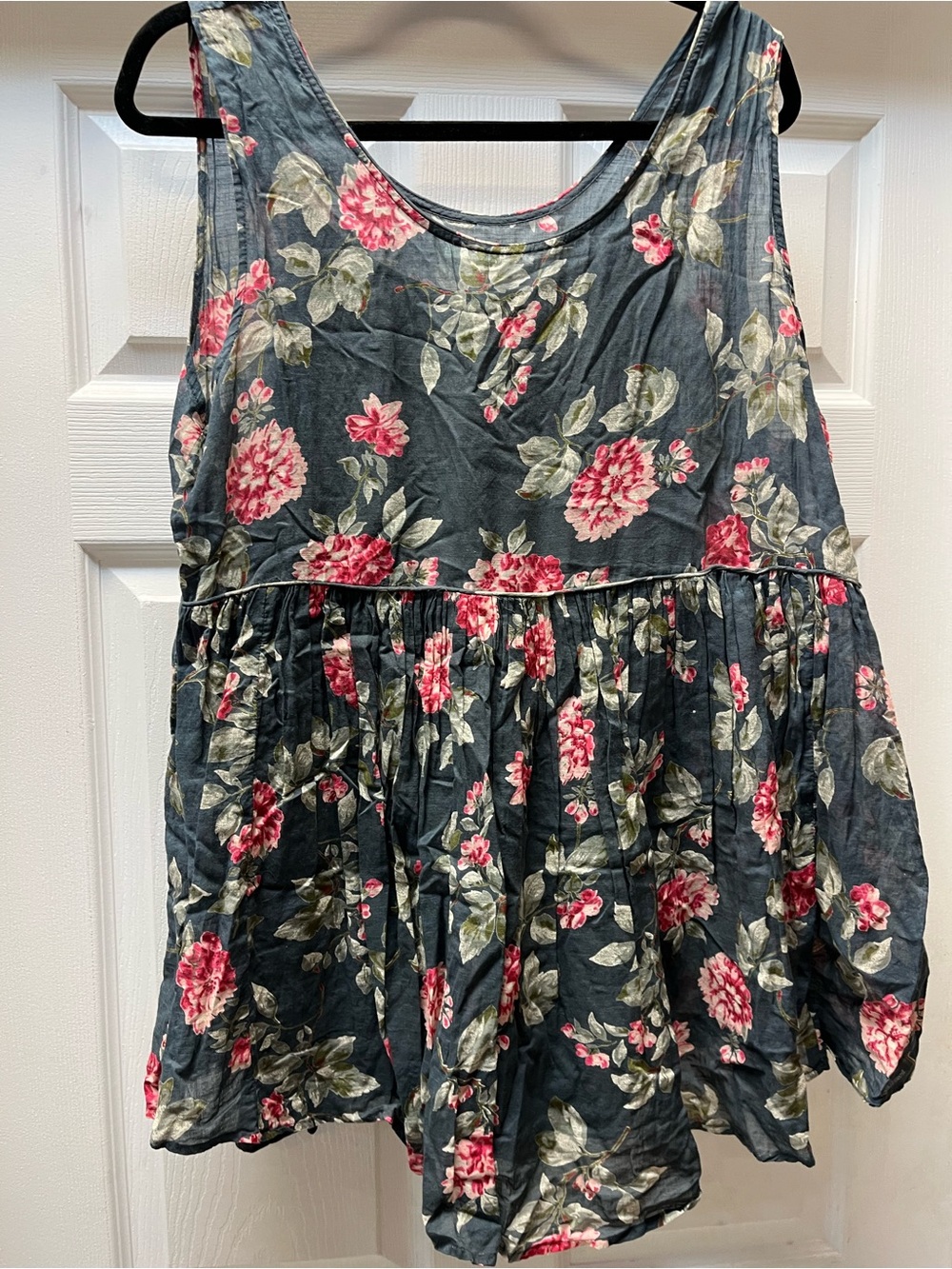 Kimchi Blue Navy Floral Sleeveless Mini Dress